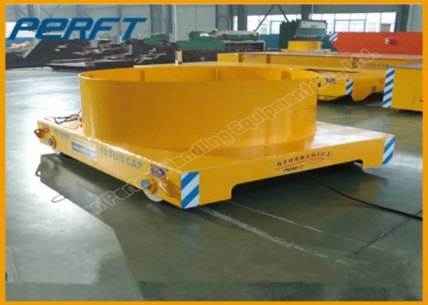 4 Wheel Ladle Transfer Car Motor Driven For Heavy Load Ladle Transportation