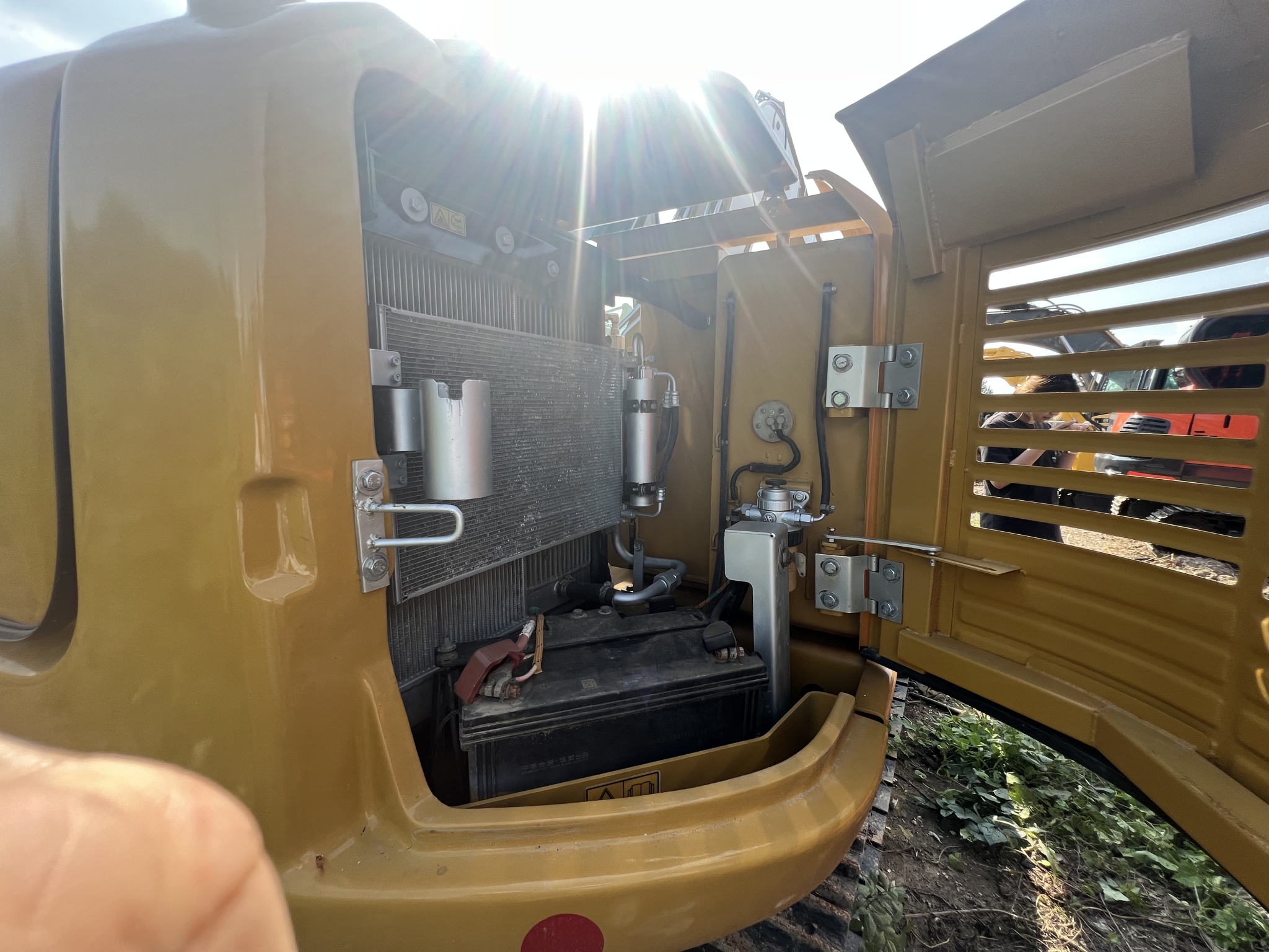 CAT307E Использованный мини-экскаватор Caterpillar с 0,33м3 ведровым ведро 7203kg