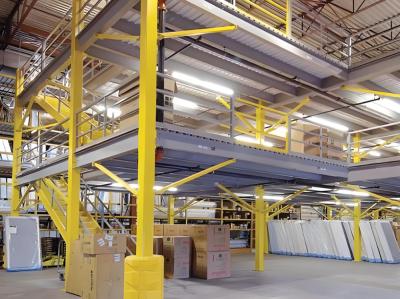CE ISO Certified Platform Steel Structure Storage Use Inside Warehouse