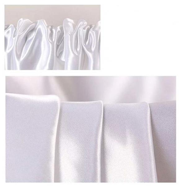 16 inch Sublimation Blanks Pillow Case Custom Print Logo 40x40CM White Cushion Cover Sublimation Satin Pillowcase
