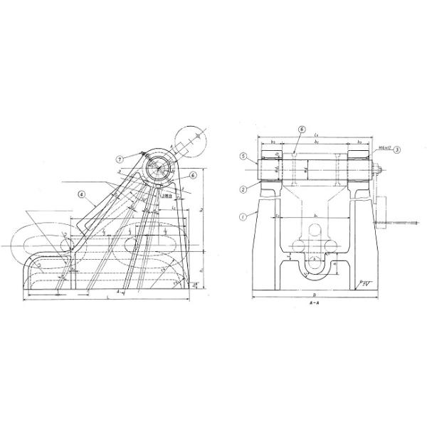 Тип 2031 фиксатора стали отливки JIS f корабль затвора цепи причаливая оборудование