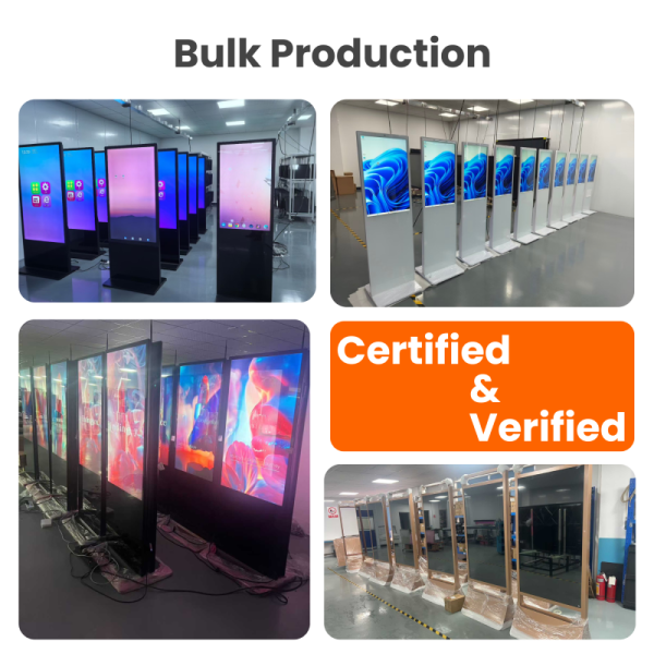 Floor Standing Digital Signage with 50000 Hours Life Time and 178 Degree Viewing Angle for Retail