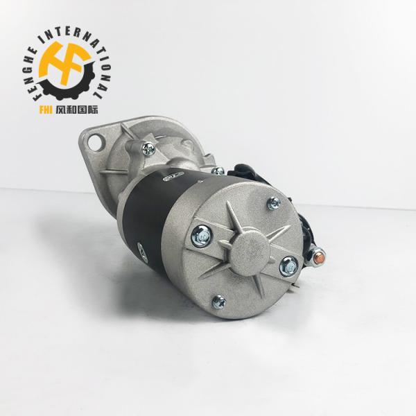 121256-77010 Engine Starter Motor For 4TNV88 , 129400-77010 Excavator Engine Parts
