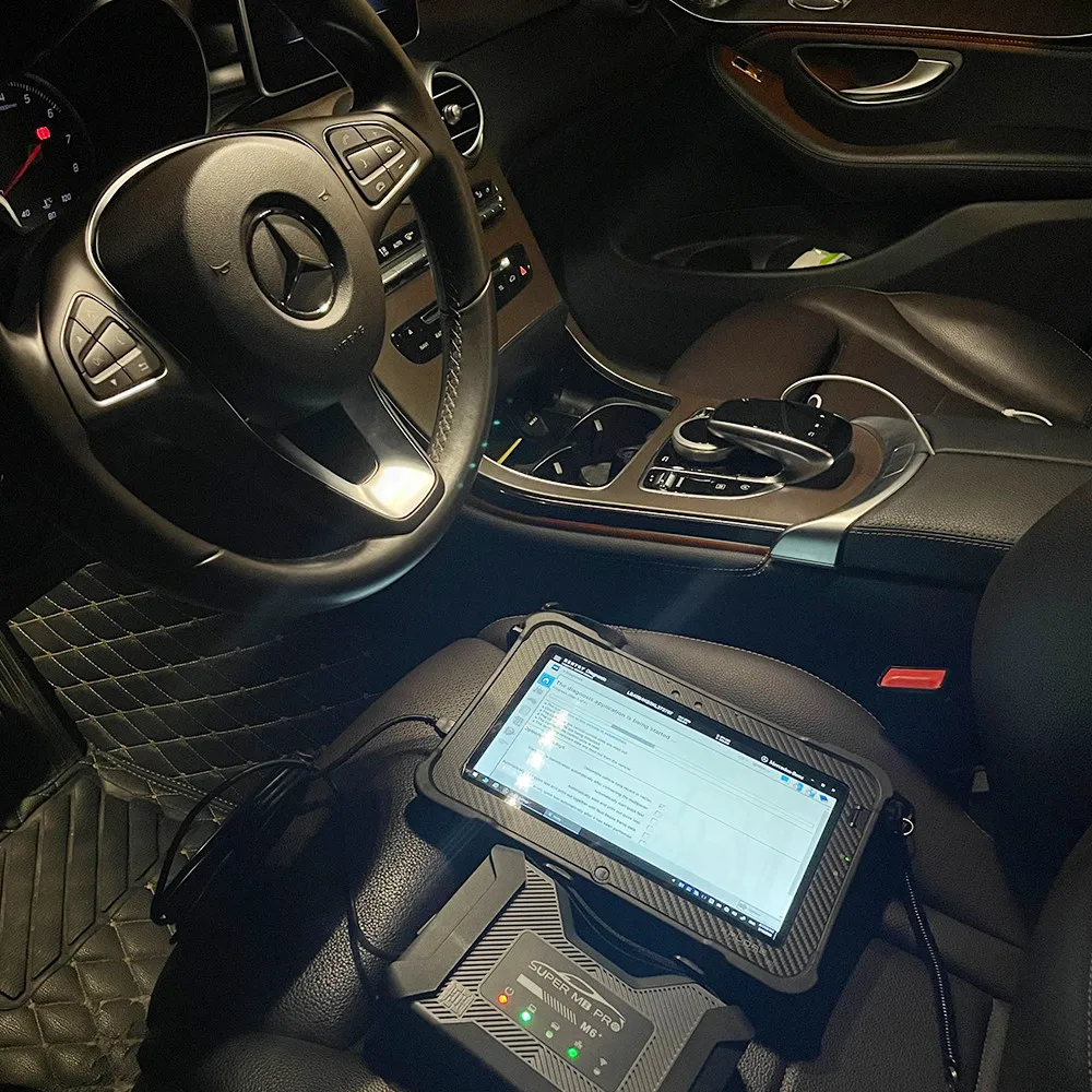 Ноутбук CFC2+Super MB Pro M6+ Диагностический инструмент Полный пакет для Benz Диагностический инструмент Поддержка для BMW Aicoder и E-SYS