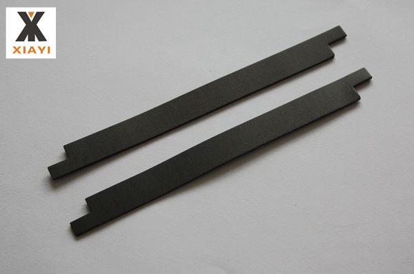 Black Density 2.16g / cm3 PTFE Bands with various filler assembled on piston outside