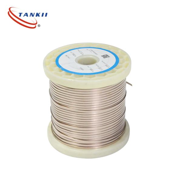 High Tensile Strength NC 6  / Alloy60/ CuNi6  Round / Ribbon Wire 0.6mm 0.2*5mm  For Heating Cables
