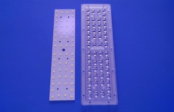 145x70 Degree 3030SMD 150-160LM/W LED Module And PC Array Lens For StreetLight components