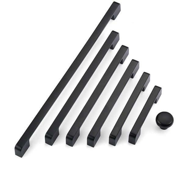 Modern Customizable Metal Aluminum Alloy Furniture Hardware Accessories Wardrobe Cabinet Bedroom Living Room Furniture Handle