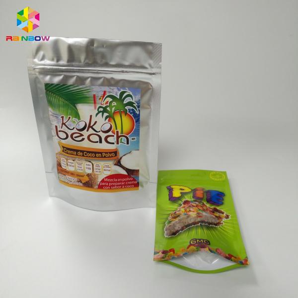 A folha de alumínio laminada lustrosa ensaca 100mircon para cookies do cozimento do açúcar