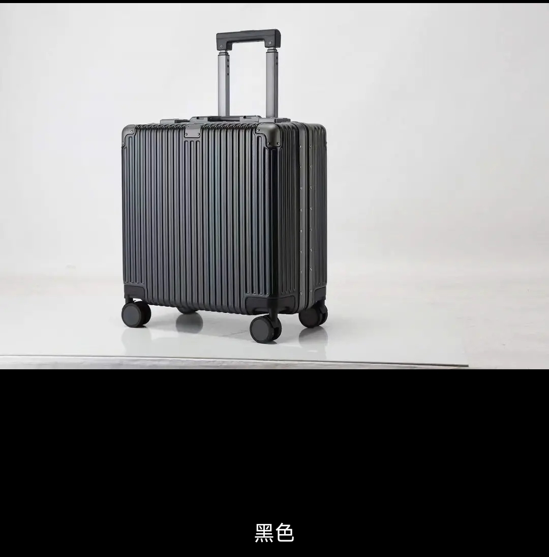 Best Quality 18-Inch Stylish Portable Trolley Case Durable Spinner Wheels Large Capacity Outdoor Travel Luggage Classic