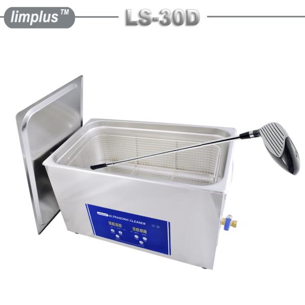 Máquina de lavar ultrassônica do aperto de Golf Club, capacidade do líquido de limpeza ultrassônico do agregado familiar grande 30 litros