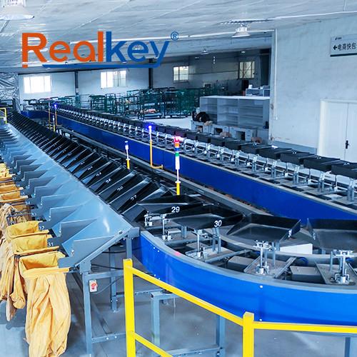 Personalized Tilt Tray Sorters Compact OEM/ODM Economical Warehouse Sorter