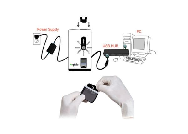 CE Approved Digital Imaging System Apixia PSP Digital Dental x-ray Film Scanner