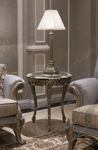 Round lamp table bed end table safe Italian furniture FC-133B