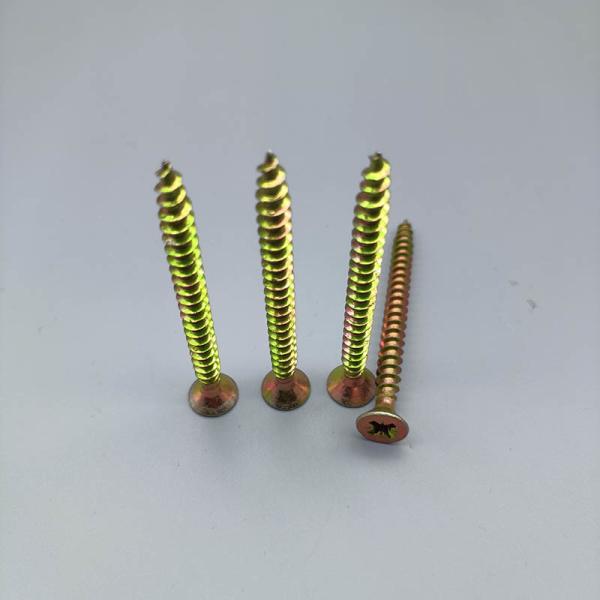 High Strength Zinc Plated Self Tapping Screws in Steel for Particle Board