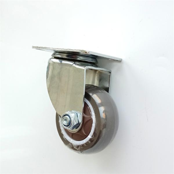 Rubber Swivel Heavy Duty Caster Wheel Flat Plate Stem