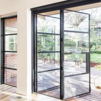 Insulation Aluminum Swing Door Powder Coating for Interior Glass Office Door