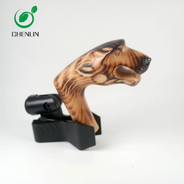 Beech Wooden Umbrella Animal Handle Windproof Eco Friendly