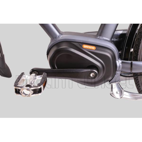 36V 250W City Mid Motor Electric Bike EN15194 25km/H Disc Brake For Front