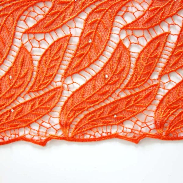 5 yard/lot yellow polyester emboidery lace /2015 hot selling african guipure lace with stone