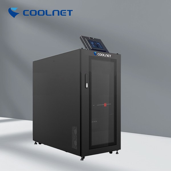 Indoor Smart Data Center with Plug and Play Setup DC Inverter Cooling and 42U Cabinet for Edge Computing