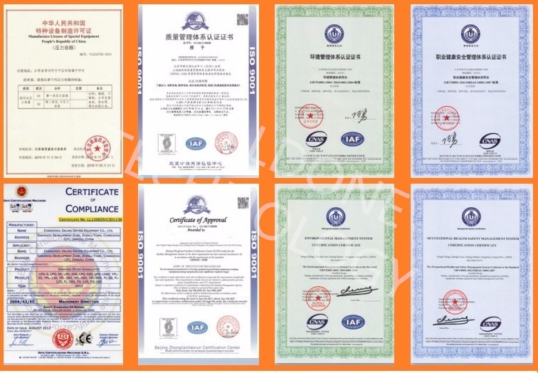 Energy Saving and Customized Made Gum Arabic Powder Spray Drying Machine