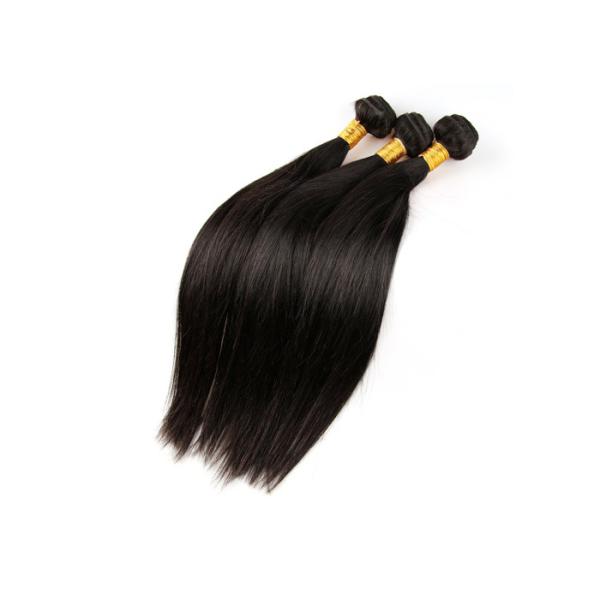 Grade 6A Virgin Hair Extensions SIly Straight For Women / Brazilian Human Hair Weave