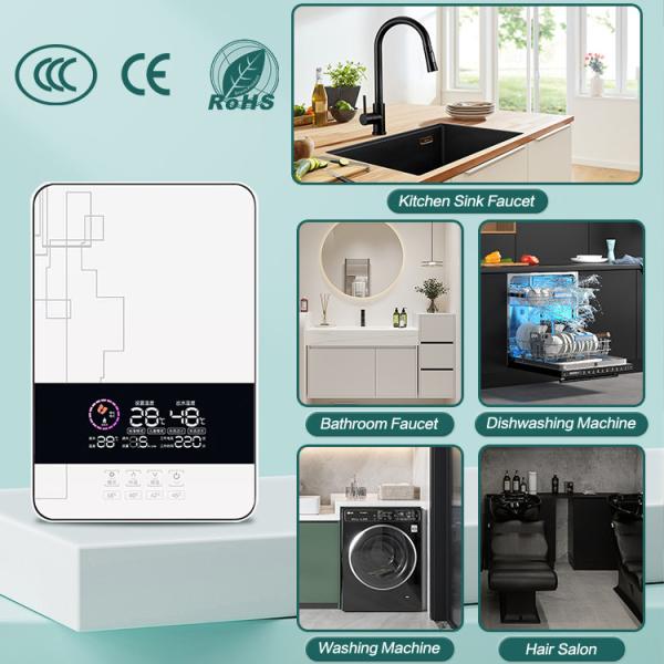 7000W Bathroom Instant Hot Water Heater For Shower Wall Mounted