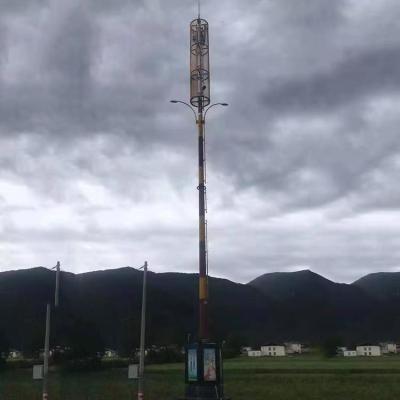 10-60m定制镀锌4g 5g钢杆通信塔天线高桅杆电信单极塔