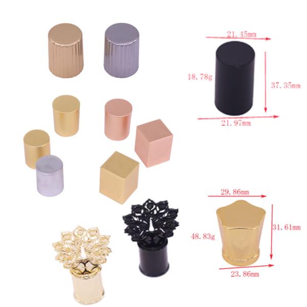 Кожаный подгонянный цвет крышки крышки духов Замак сплава цинка/духов