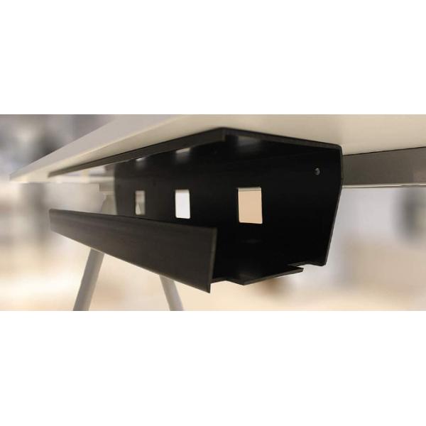 Настроенный углеродистый сталь порошковое покрытие металлическая скобка под столом кабельного управления поднос проволока поднос для офиса