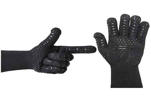 EN407 Heat Resistant Barbecue Gloves , Heat Resistant Protective Gloves