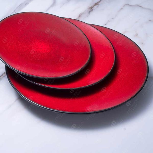 Porcelain 7.5 Inch 8.25 Inch 10.5 Inch Round Dinner Plate