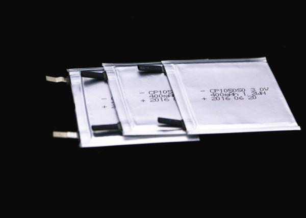 Capacidade ultra fina flexível da pilha preliminar CP202540 3.0V 350mAh da bateria do fechamento eletrônico