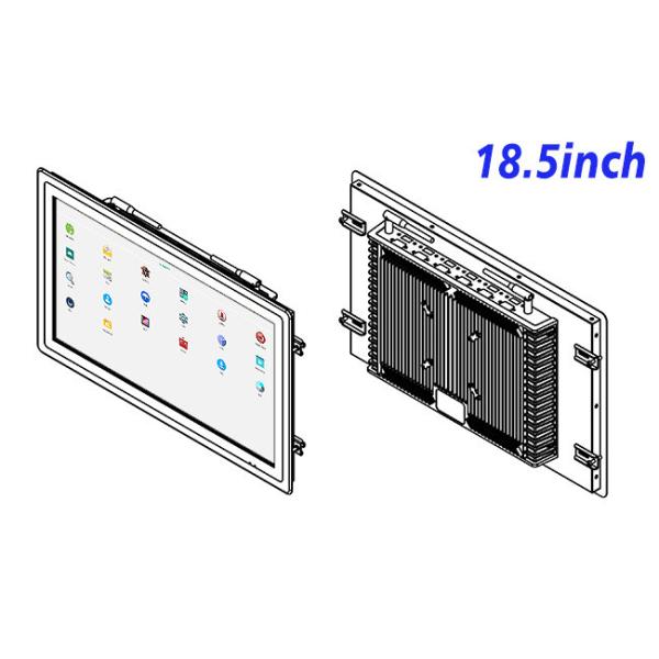 18.5-Inch Smart Android Monitor for Transportation Systems and Access Control Panels