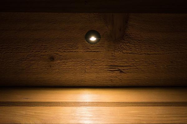 Meias luzes exteriores da etapa da plataforma da lua 12V 1W para o caminho