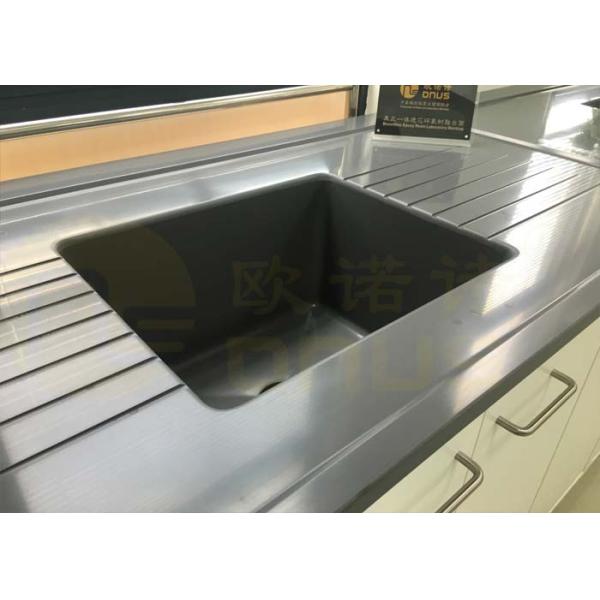 500 * 400 * 300mm Epoxy Undermount Sink Glare Finish For Pharmaceutical Company