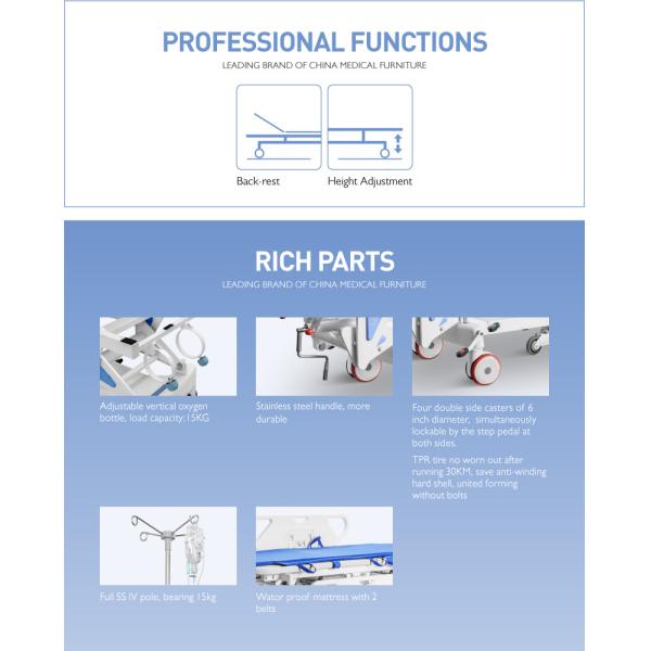 China Factory High Quality Hospital Operating Room Connecting Trolley