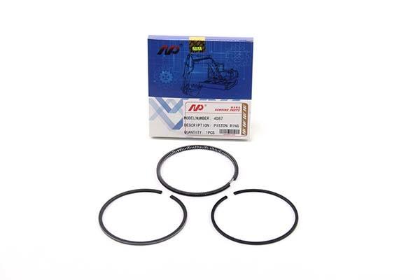 máquina escavadora Engine Piston Ring Kit de 4D87 S6D95-6 4D95 S6D102 PC130-8