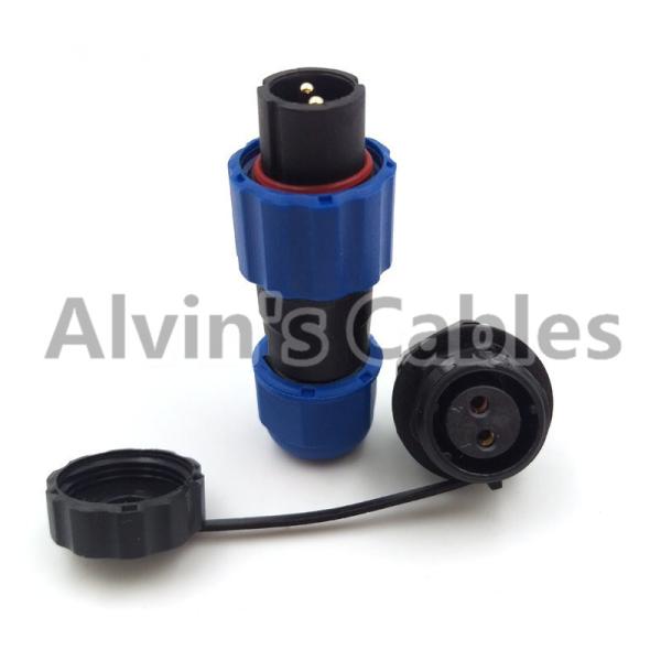SD13 Waterproof Plastic Electrical Connectors 5 - 25A Rated Current Solder Termination