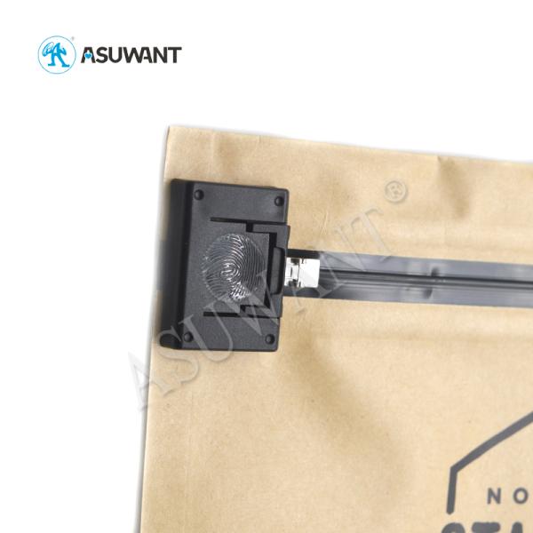 China Supplier Stand Up Mylar Biodegradable Child Proof Zipper Locking Medication Kraft Paper Bag For Cookies