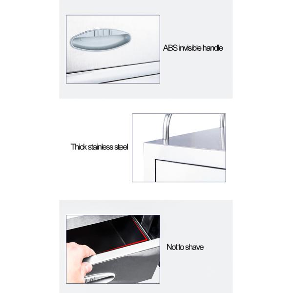 Тележка вагонеток медицины нержавеющей стали медицинская для стационарного больного
