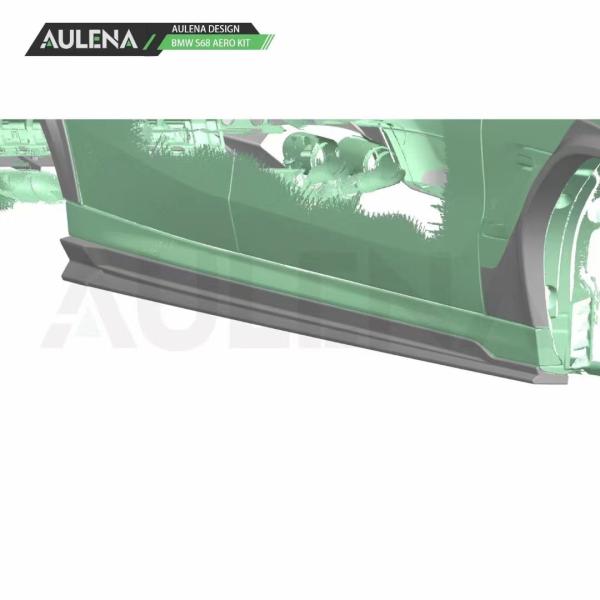 SUV Bmw X6 Body Kit Carbon Fiber X6M Front Bumper Lip Splitter Spoiler Side