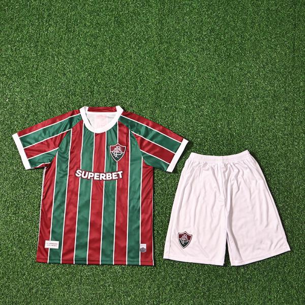 2025-2026 Fluminense Children Home Jersey Group Customization