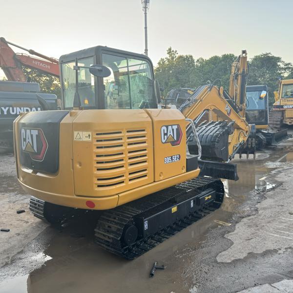 Peinture jaune couleur originale mini excavateur utilisé utilisé cat305.5e à vendre