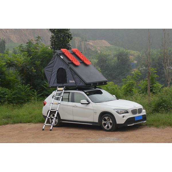 Roof Basket Outdoor Aluminum Hard Shell Roof Top Tent with LED Light Strop Cover Design