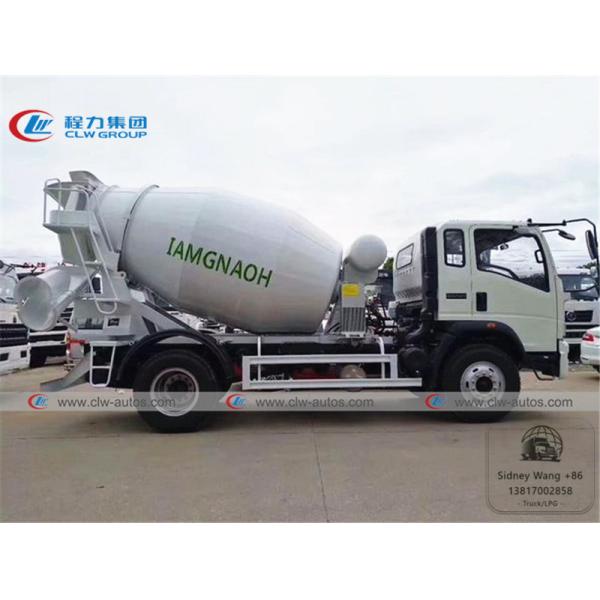 SINOTRUK HOWO 4x2 LHD 4000L Concrete Mixer Truck