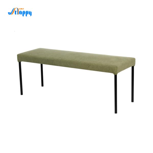 Base de ferro banco de sala de estar elegante Dc-7551 confortável com estofados