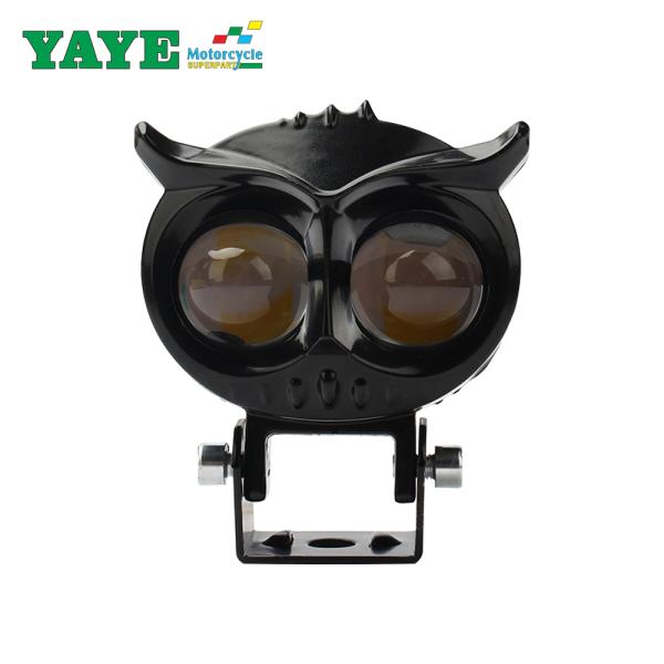 30000H Lifespan Motorcycle LED Headlights with 12-80V Voltage and Two-color Fog Lights