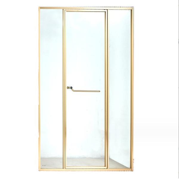 Stainless Steel Frame Style Fixed Rod Pull for Shower Room Sliding Tempered Glass Door